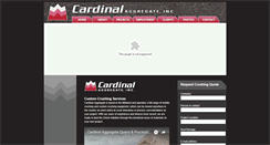 Desktop Screenshot of cardinalaggregate.com